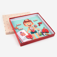 Load image into Gallery viewer, body parts cut outs and boy body chart in a box
